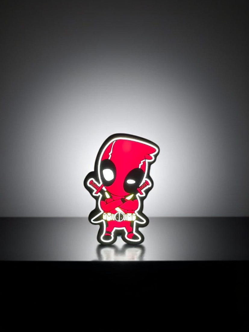Φωτιστικό LED Chibi Deadpool - Λάμπα Νυκτός