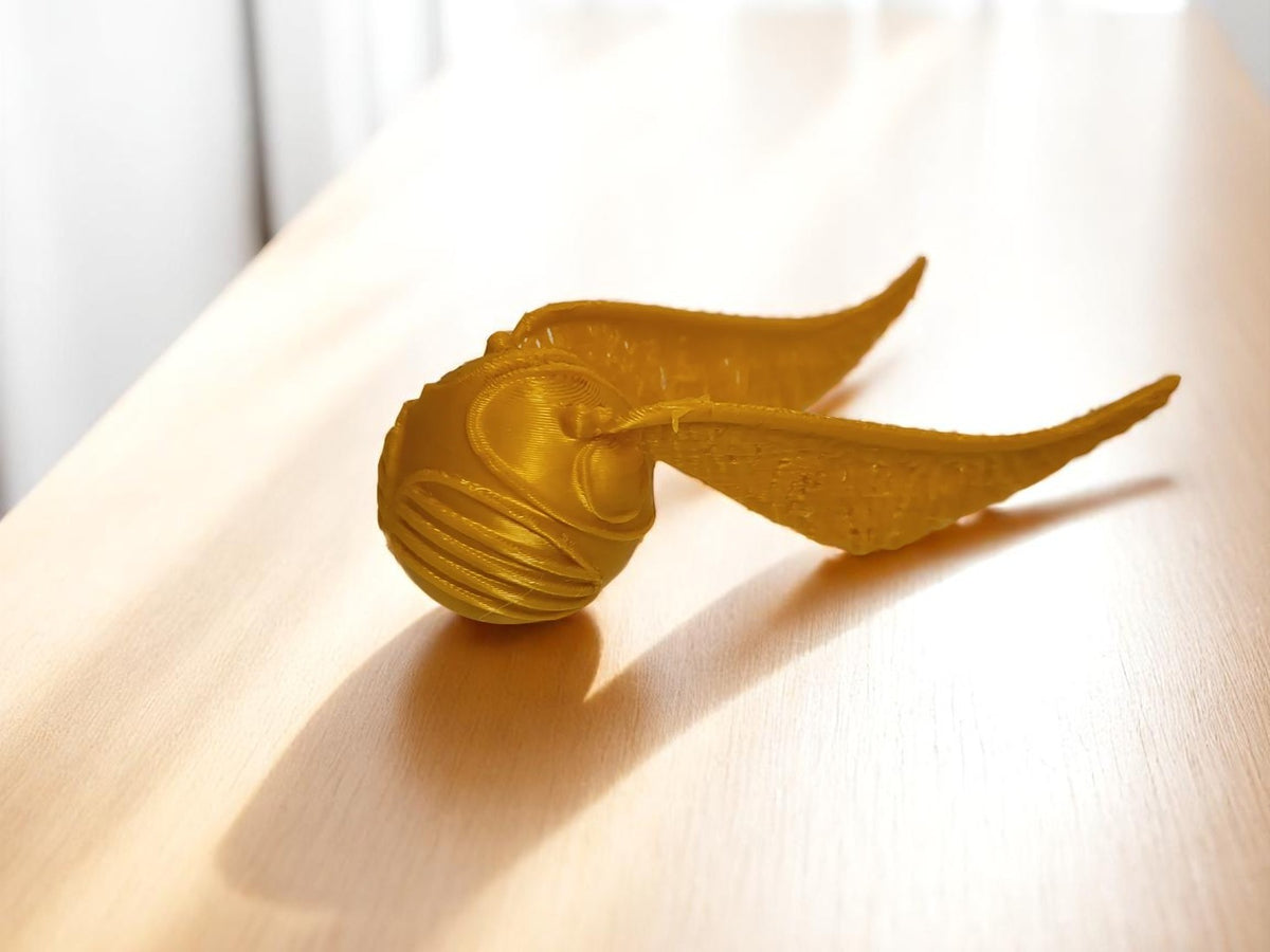 Golden Snitch – 3D Printed Harry Potter Fan Art Collectible | Wizard Decor Prop