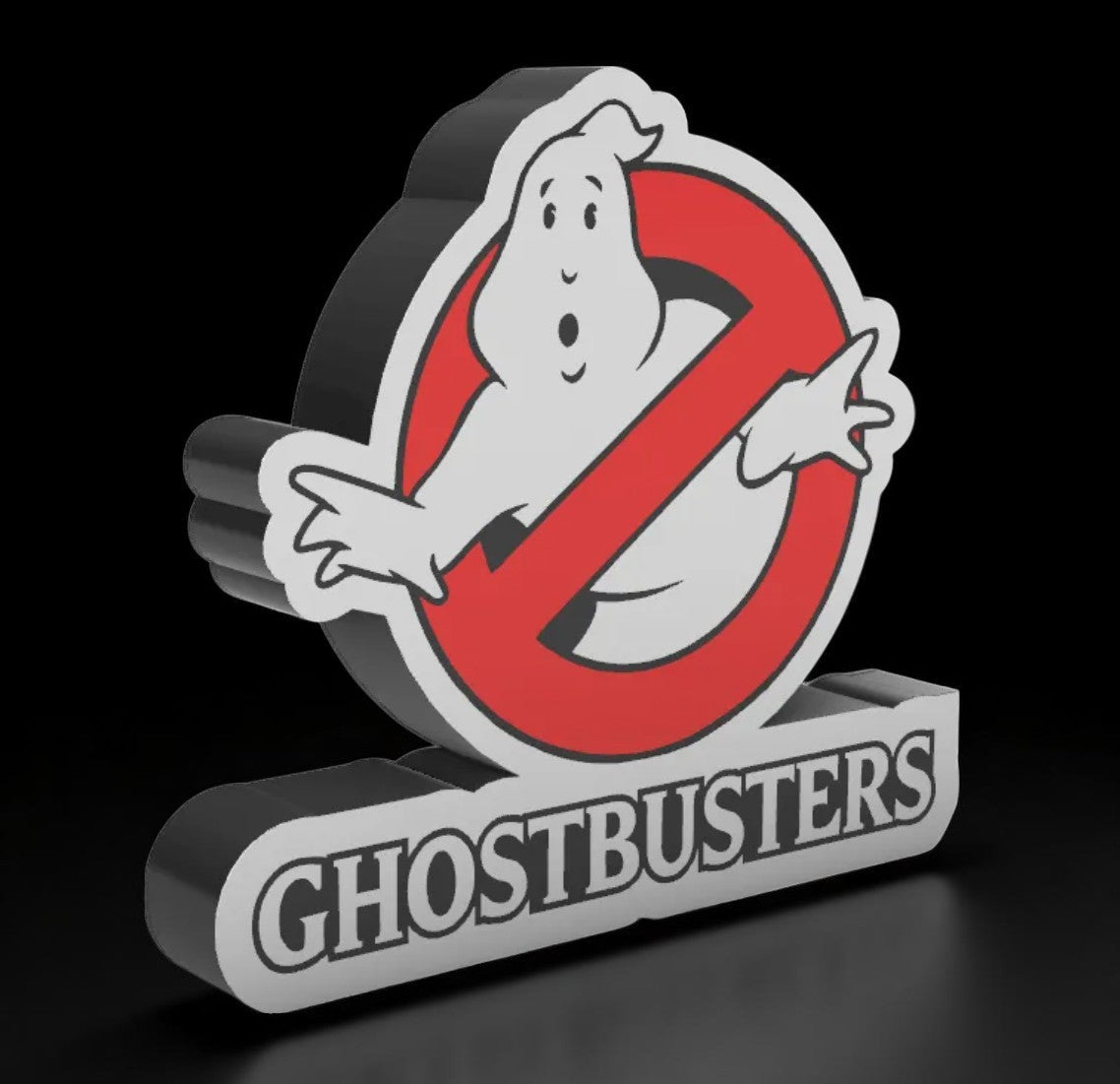 Φωτιστικό Ghostbusters – Fan Art Διακοσμητικό με Φως & Retro Διάθεση
