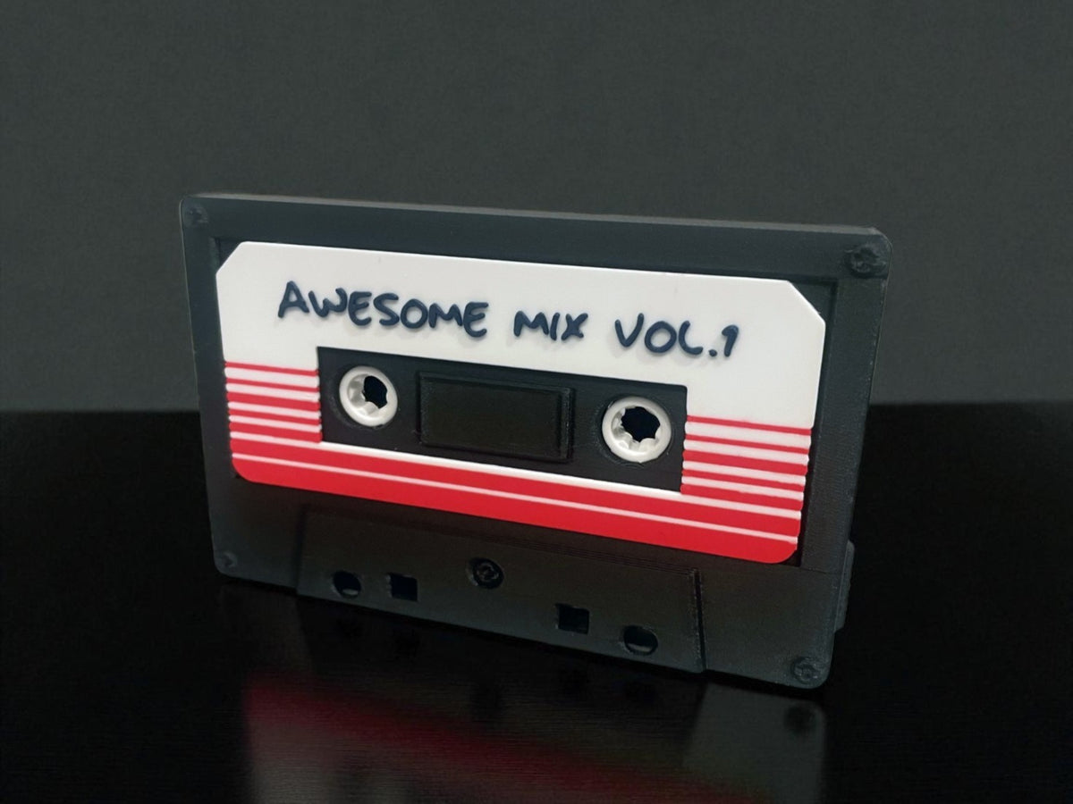 Awesome Mix Vol. 1 Cassette Lightbox – Guardians Inspired Retro Lamp