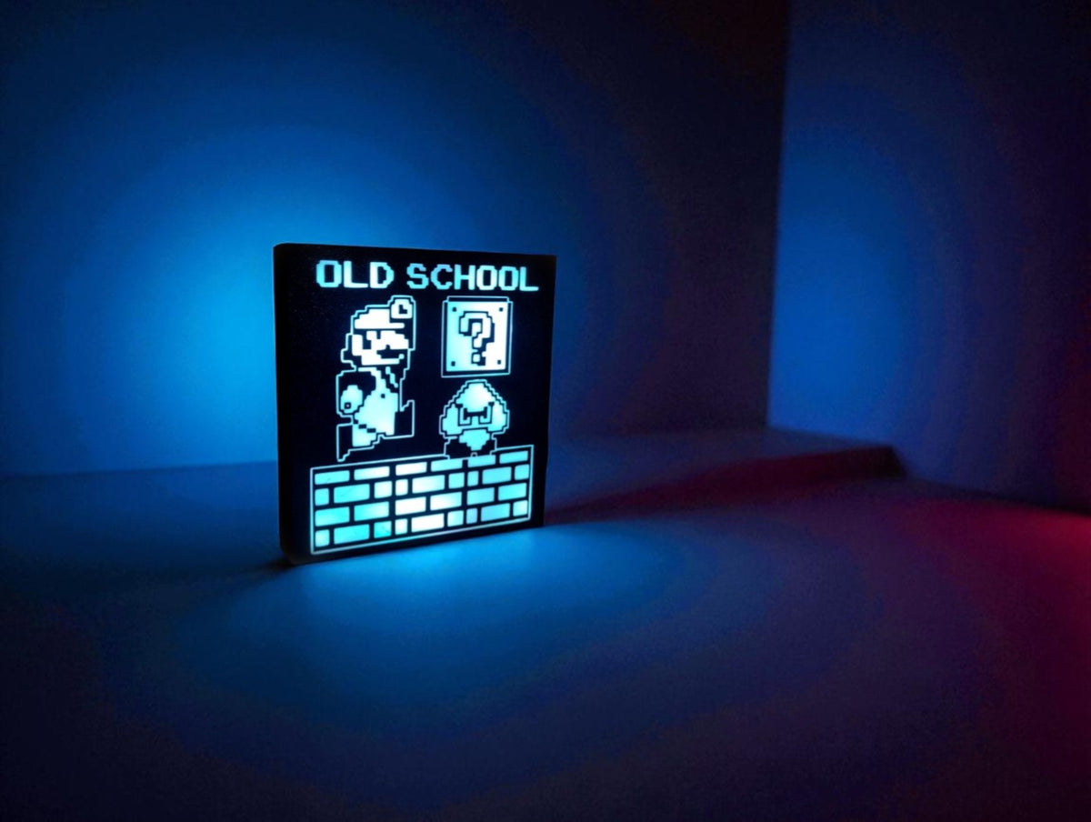 Old School Pixel Lightbox – Retro Gaming Glow
