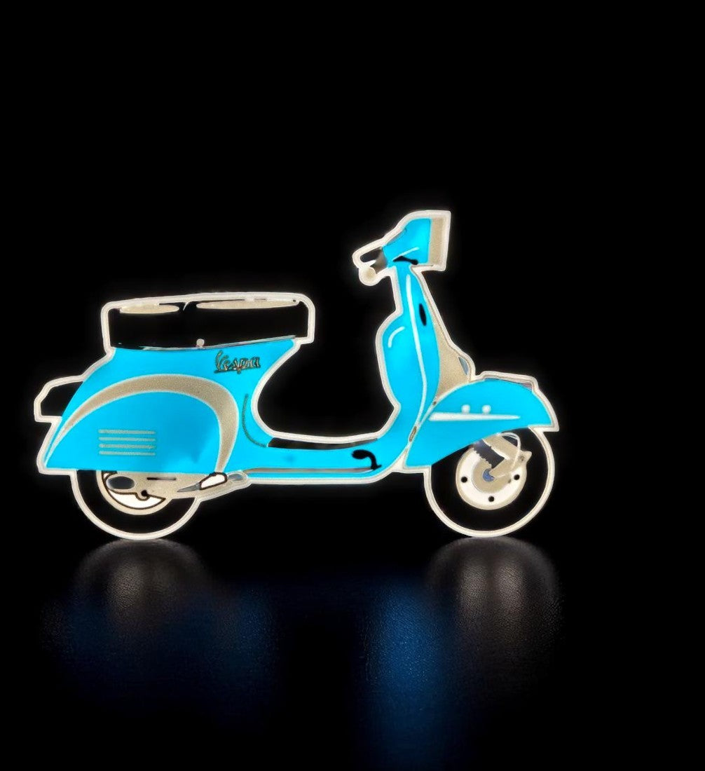 Vintage Vespa Scooter 3D-Printed Lightbox – Retro Fan-Art Lamp