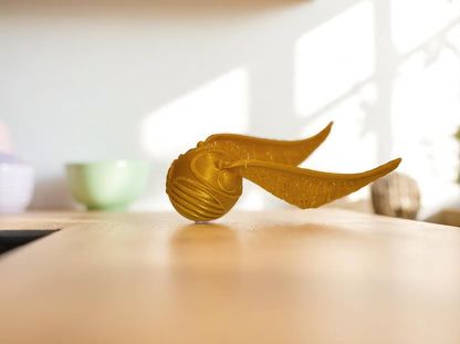 Golden Snitch – 3D Printed Harry Potter Fan Art Collectible | Wizard Decor Prop