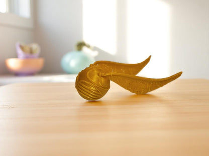 Golden Snitch – 3D Printed Harry Potter Fan Art Collectible | Wizard Decor Prop