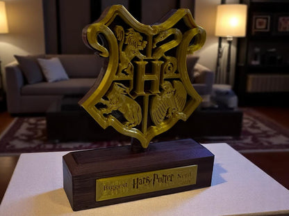 Βραβείο “Biggest Harry Potter Nerd” – 3D Printed Fan Art Διακοσμητικό Με Έμβλημα Χόγκουαρτς
