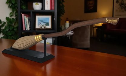 Nimbus 2000 Broomstick – 3D Printed Harry Potter Fan Art Decor | Wizard Collectible Prop