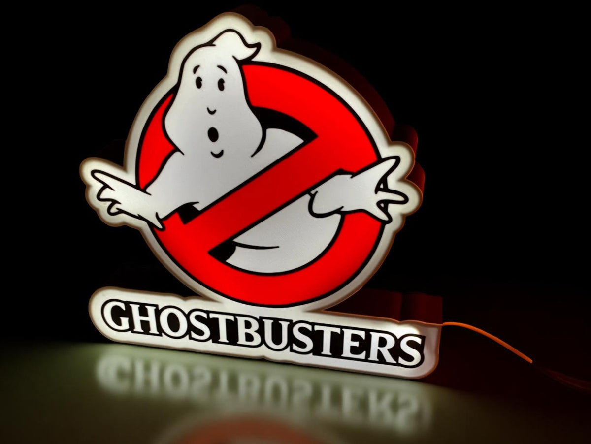 Φωτιστικό Ghostbusters –  Fan Art Διακοσμητικό με Φως & Retro Διάθεση