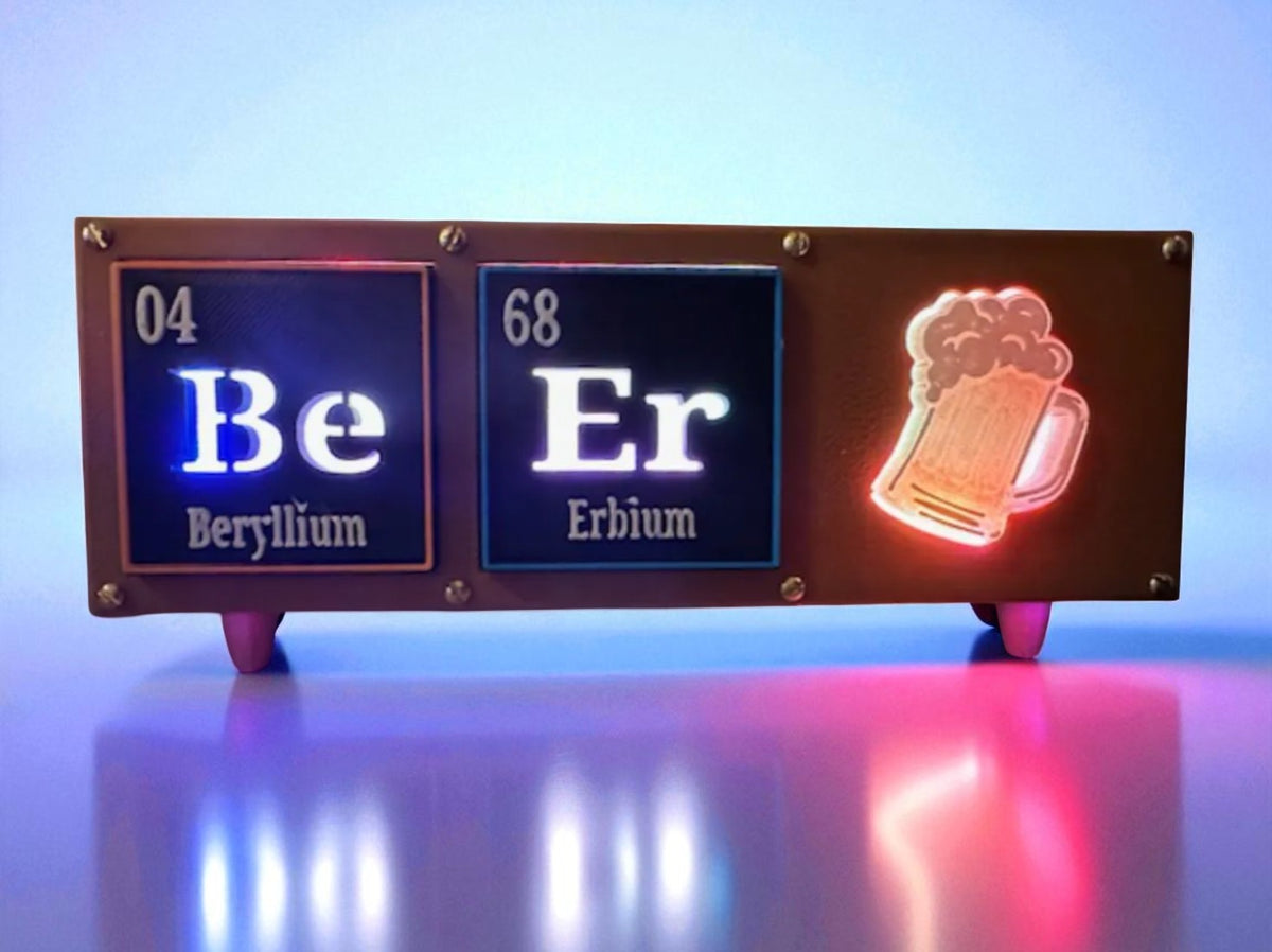 “BeEr Chemistry Light” – 3D Printed Lightbox