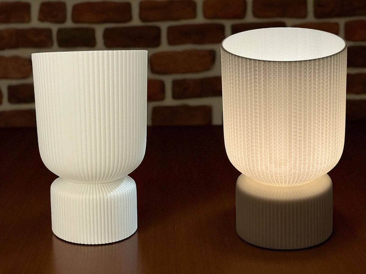 Minimalist Knit Texture –  Table Lamp