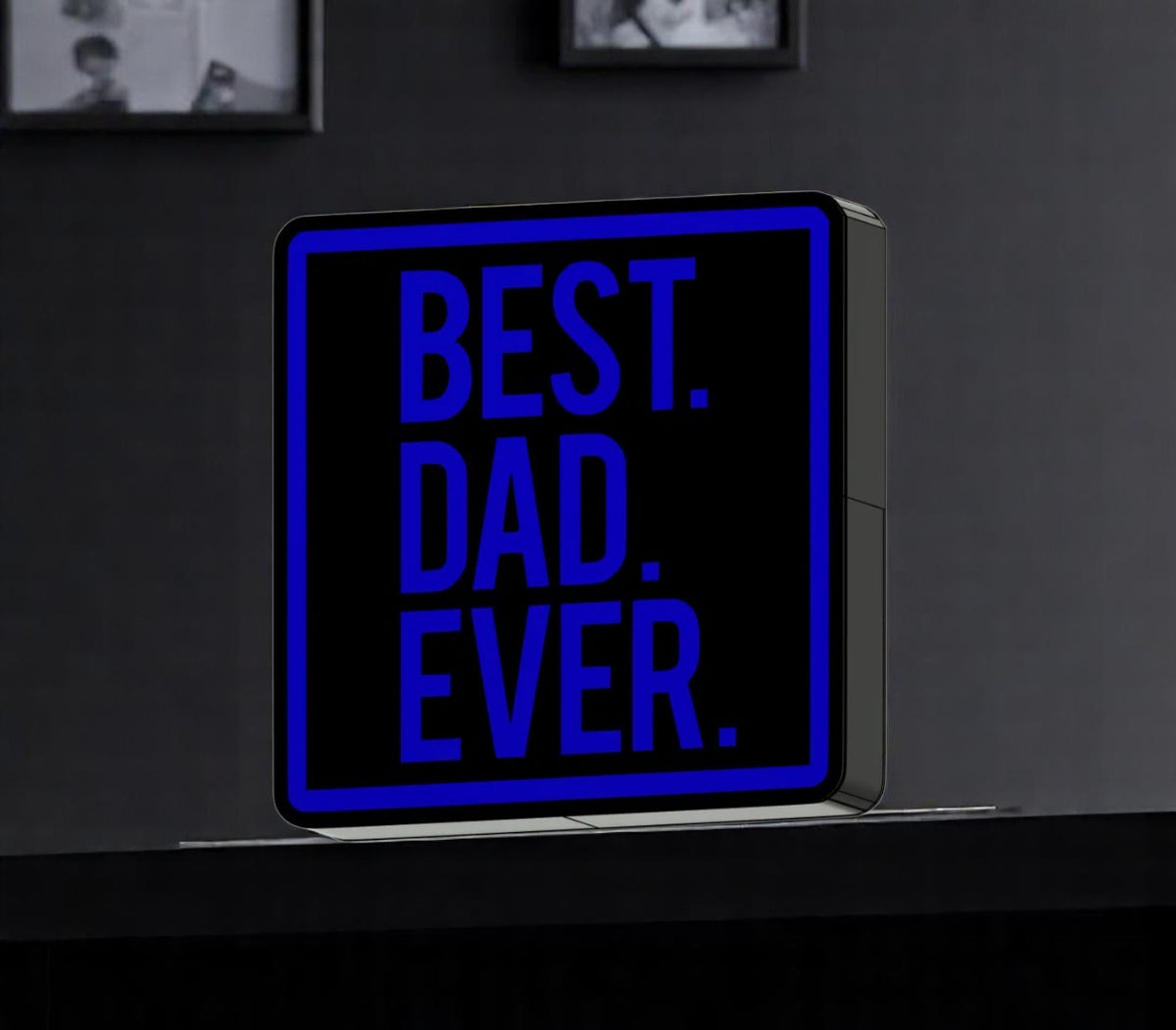  Φωτιζόμενη 3D Λάμπα "BEST. DAD. EVER." - Γιατί ο Καλύτερος Πατέρας Αξίζει το Καλύτερο Δώρο