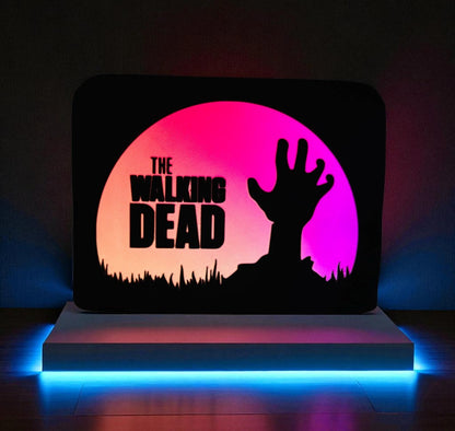 Φωτιζόμενο Lightbox “The Walking Dead” – Fan Art 