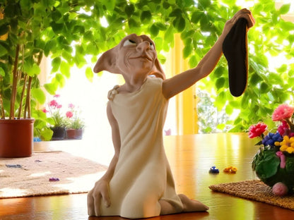 Dobby the Elf – Fan Art  Figurine | Hand-Painted 3D Printed Tribute | Wizard Decor Collectible