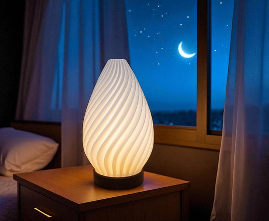 Modern Elegant Spiral Ambient Table Lamp