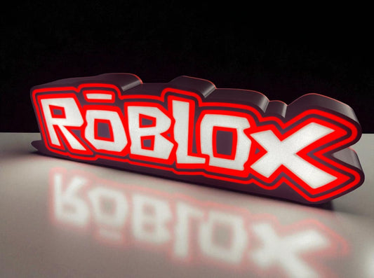 Roblox Lightbox – Φωτιζόμενη Επιγραφή για Gamers (Fan Art)
