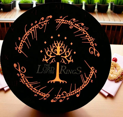 Φωτιζόμενο Ρολόι Τοίχου –  Fan Art “The Lord of the Rings”