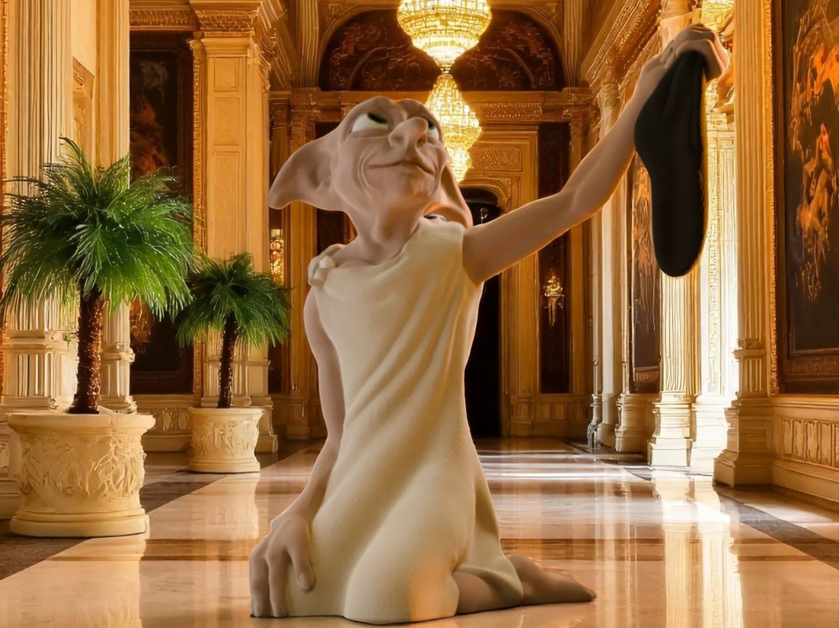 Dobby the Elf – Fan Art  Figurine | Hand-Painted 3D Printed Tribute | Wizard Decor Collectible