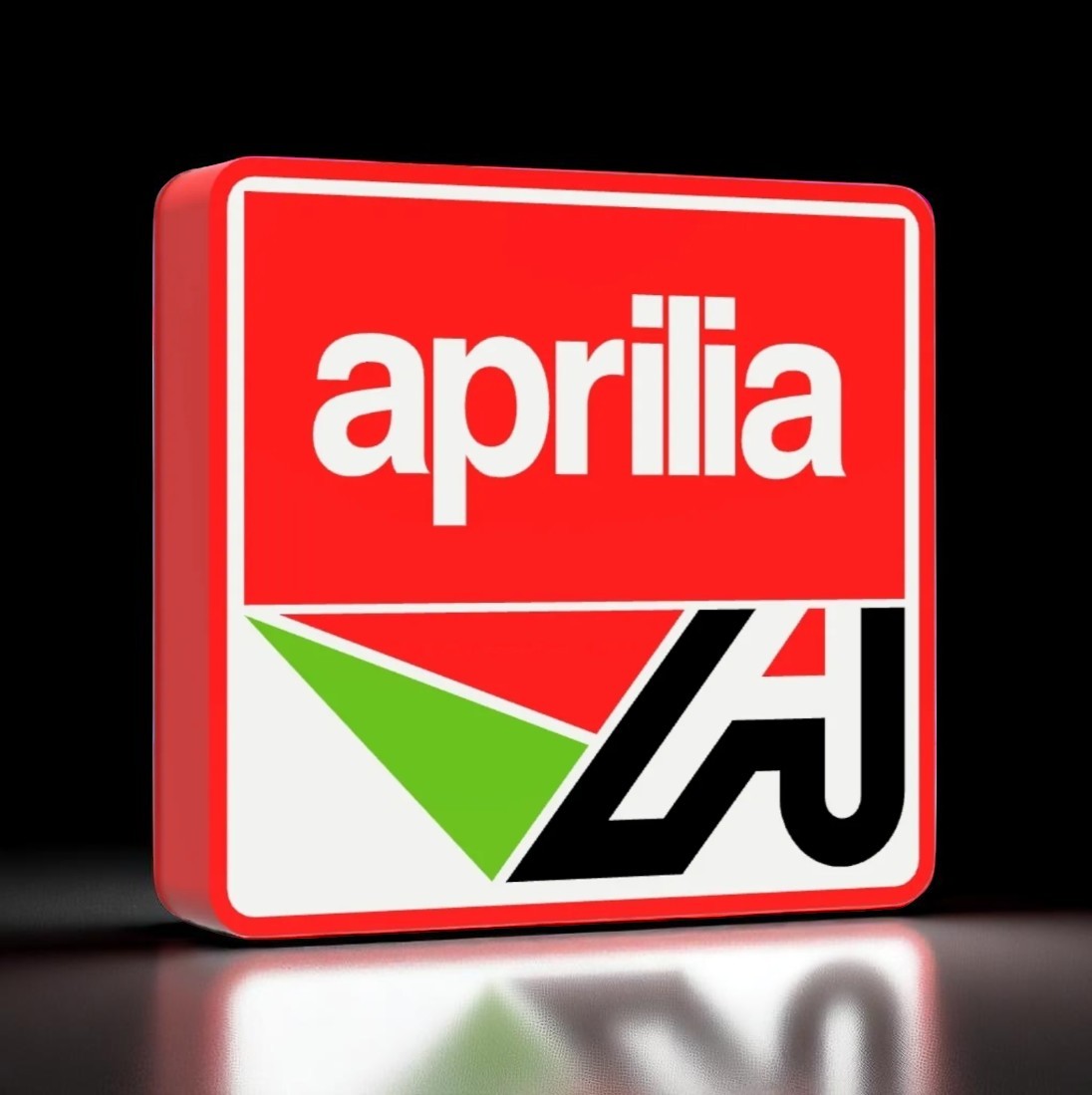 Φωτιζόμενο  Lightbox “Aprilia Racing” – Fan Art για Μοτοσυκλετιστές