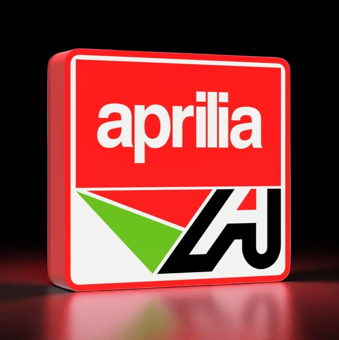 Φωτιζόμενο  Lightbox “Aprilia Racing” – Fan Art για Μοτοσυκλετιστές
