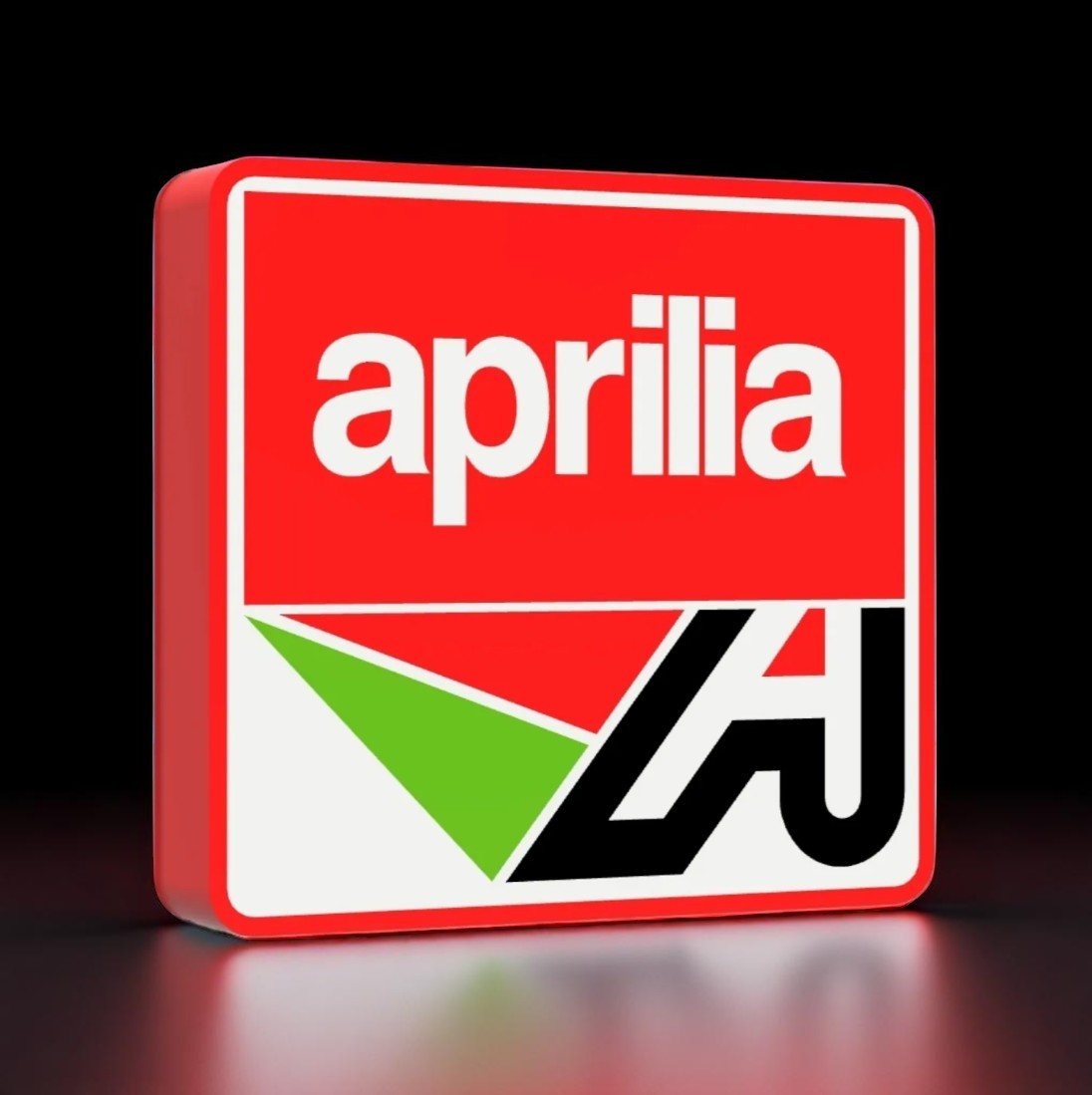 Φωτιζόμενο  Lightbox “Aprilia Racing” – Fan Art για Μοτοσυκλετιστές