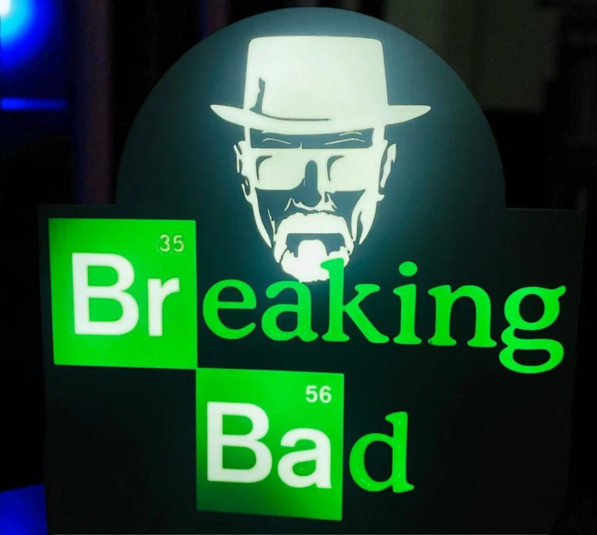 Φωτιζόμενο  Lightbox “Breaking Bad” – Fan Art Διακόσμηση με Χημική Ακρίβεια