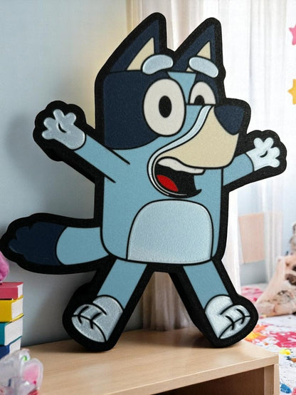 Bluey 3D LED USB Night Light - Disney-Inspired Kids Room Decor Lamp