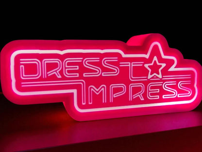 Dress to Impress – Φωτιζόμενο Lightbox (Fan Art)