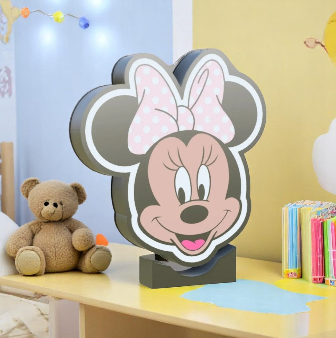 3D Φωτιστικό Minnie Mouse 