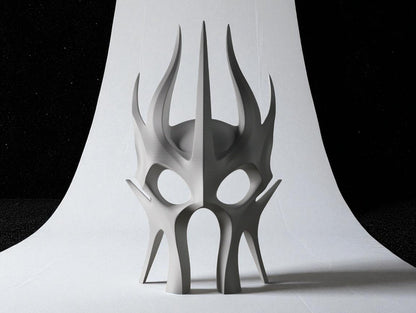 3D Printed Dark Power Mask | Fan Art Decoration Inspired by The Lord of the Rings
