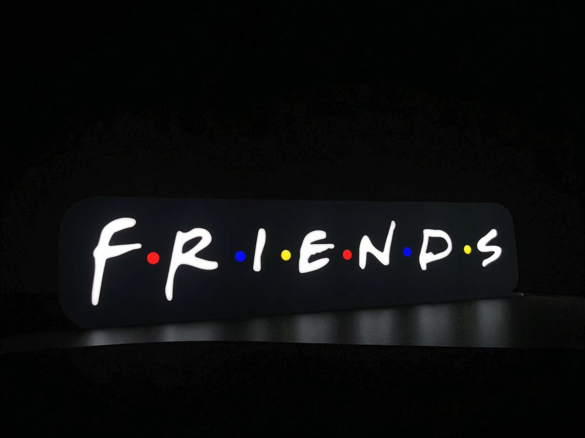 “FRIENDS Forever” – Φωτιζόμενο 3D Printed Lightbox (Fan Art)