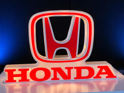 HONDA Car Logo 3D Printed Lightbox – Iconic Fan Art Lamp for Auto Enthusiasts