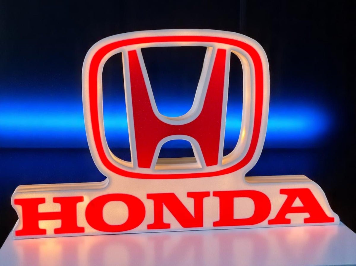 HONDA Car Logo 3D Printed Lightbox – Iconic Fan Art Lamp for Auto Enthusiasts