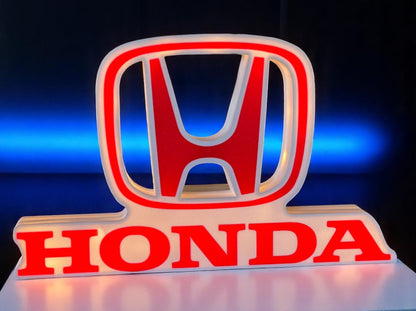 HONDA Car Logo 3D Printed Lightbox – Iconic Fan Art Lamp for Auto Enthusiasts