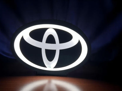 Toyota Oval Logo 3D-Printed Lightbox – Sleek Fan-Art Lamp