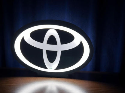 Toyota Oval Logo 3D-Printed Lightbox – Sleek Fan-Art Lamp