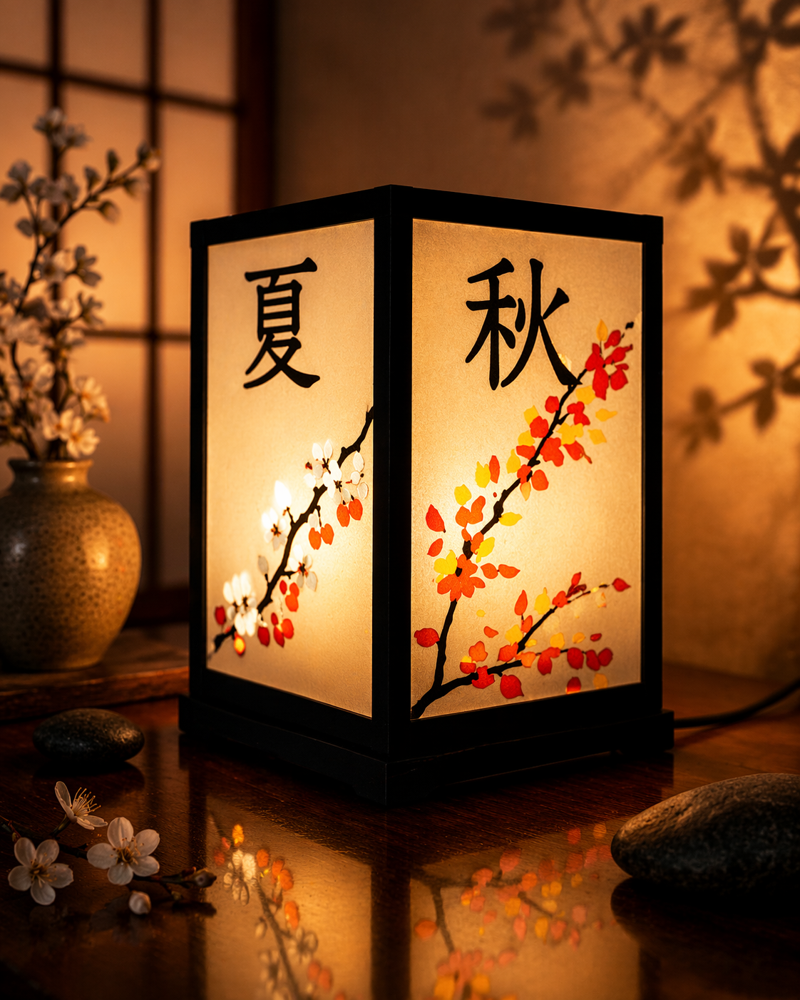 Zen Seasons Lamp – Διακοσμητικό Φωτιστικό Τεσσάρων Εποχών | Japanese Style Ambient Lamp