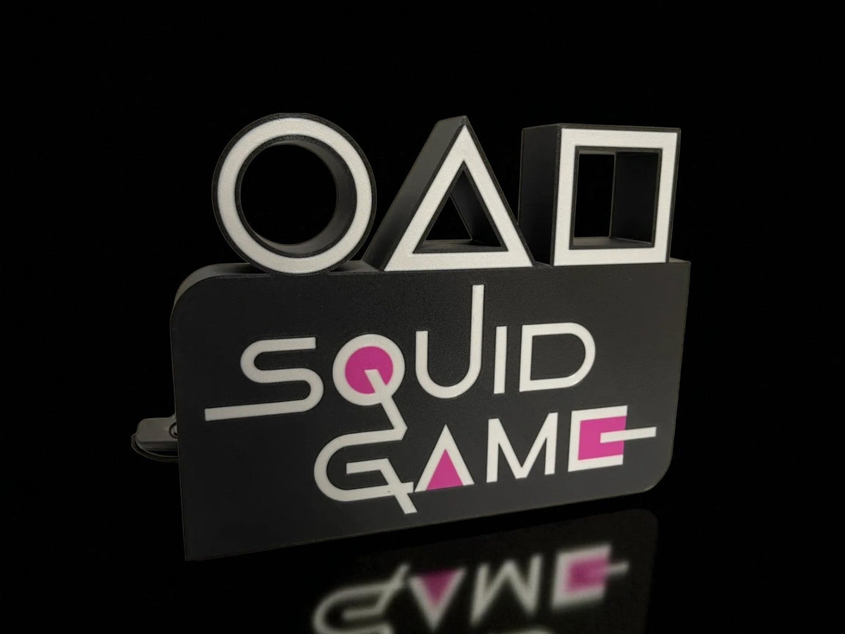 Φωτιζόμενο  Lightbox “Squid Game” – Pop Culture Fan Art Διακόσμηση