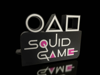 Φωτιζόμενο  Lightbox “Squid Game” – Pop Culture Fan Art Διακόσμηση