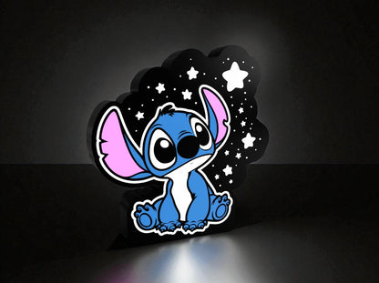 Stitch & Stars Fan Art Lightbox – Dreamy 3D Printed Night Light