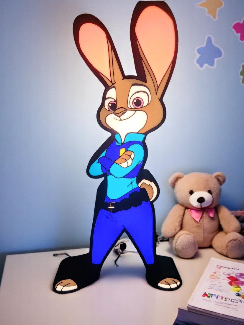 Zootopia 3D Printed Lamp - Light Up Your Room with Your Favorite Heroine!