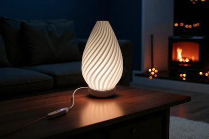 Modern Elegant Spiral Ambient Table Lamp