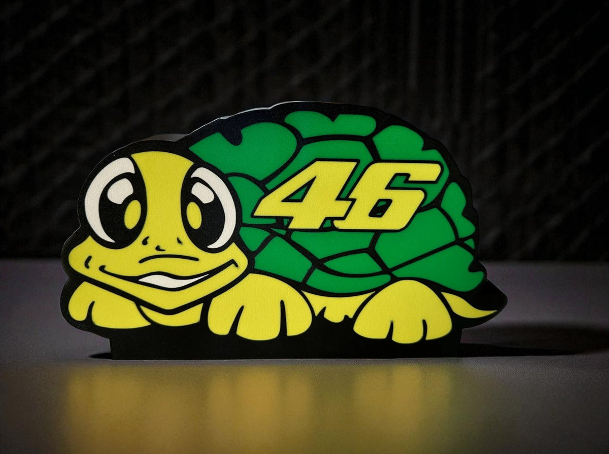 Lightbox "Turtle 46" – Αφιέρωμα στον Valentino Rossi | Fan Art LED Διακόσμηση