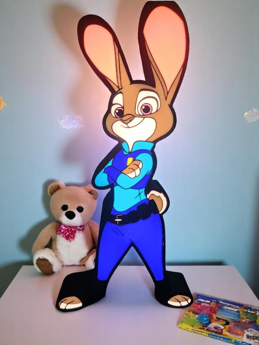 Zootopia 3D Printed Lamp - Light Up Your Room with Your Favorite Heroine!