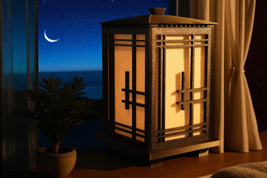 3D Printed Table Lamp – Takumi Zen Style Elegance