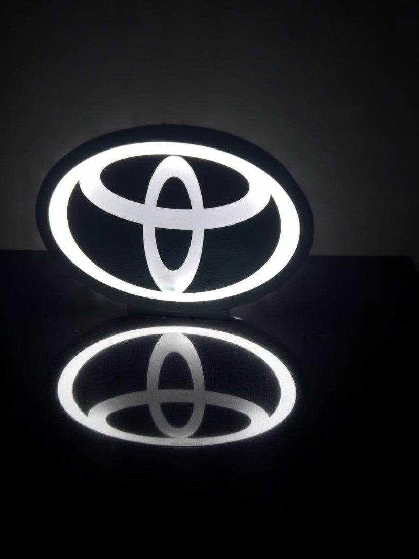 Toyota Oval Logo 3D-Printed Lightbox – Sleek Fan-Art Lamp