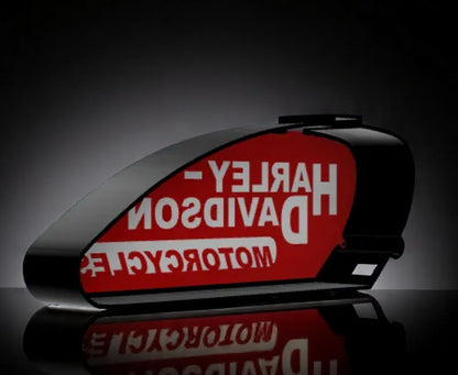 Harley-Davidson Tank Logo 3D Printed Lightbox – Retro Fan Art Lamp