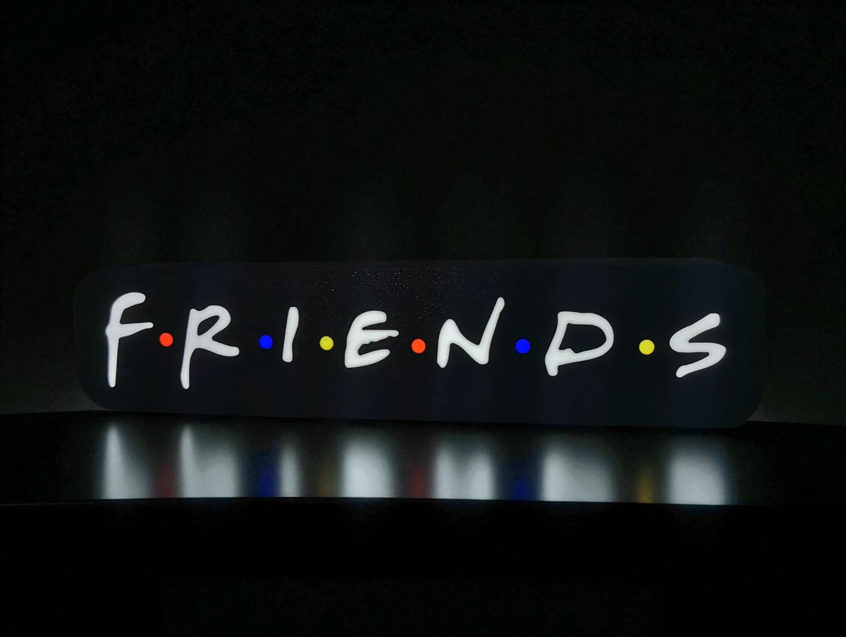 “FRIENDS Forever” – Φωτιζόμενο 3D Printed Lightbox (Fan Art)