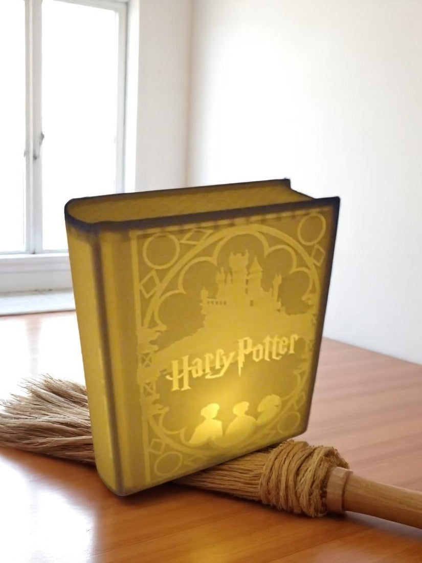 Harry Potter Book Light – 3D Printed Fan Art Lightbox | Magical Hogwarts-Inspired Decor