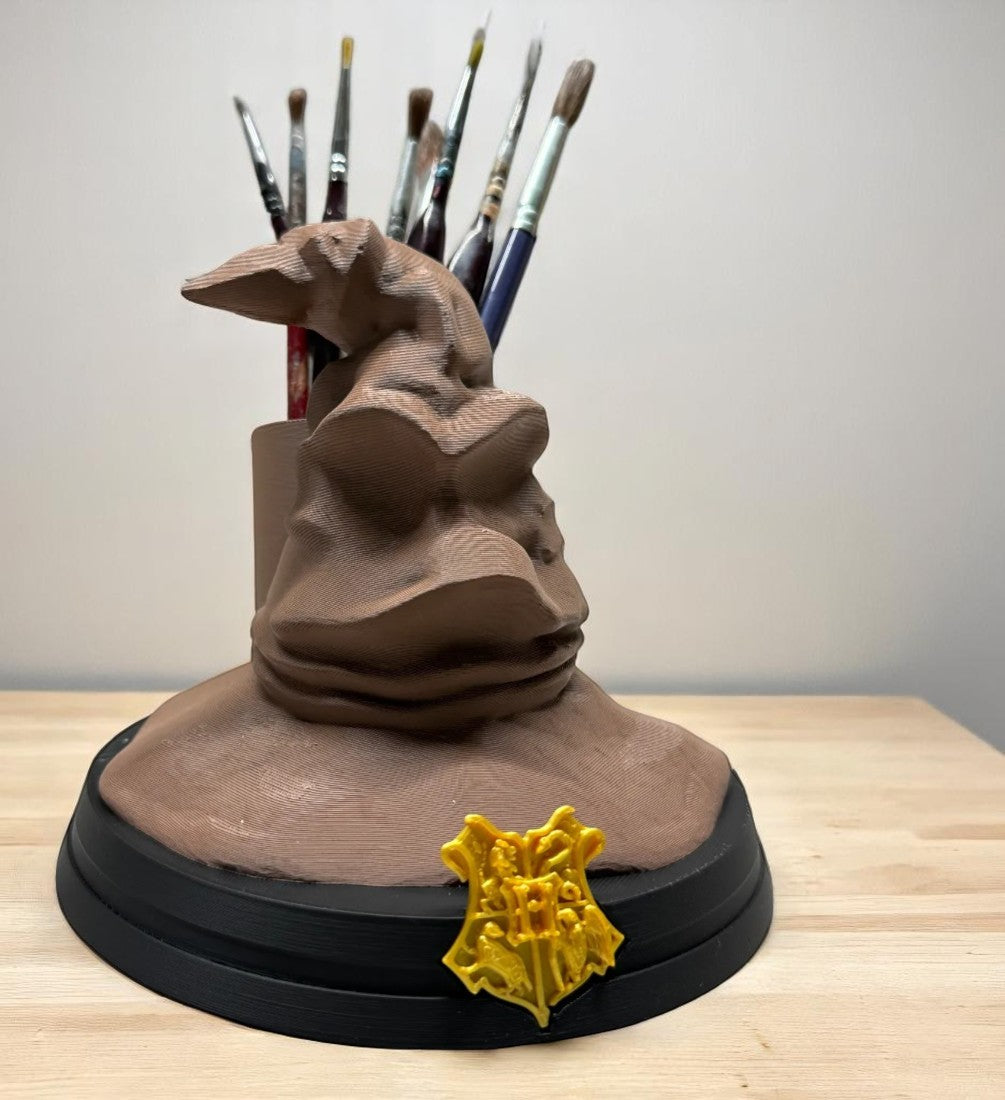 Sorting Hat Pencil Holder – 3D Printed Harry Potter Fan Art | Collectible Wizard Desk Organizer