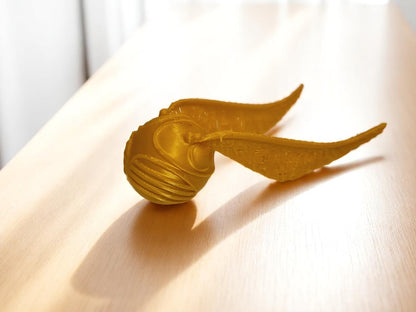 Golden Snitch – 3D Printed Harry Potter Fan Art Collectible | Wizard Decor Prop