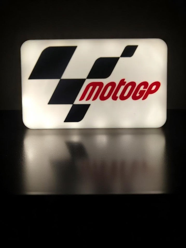 MotoGP Fan Art Lightbox – 3D Printed USB-Powered Racing Wall Lamp